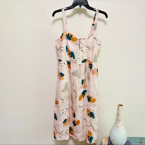 Rachel Zoe Dresses & Skirts - Rachel Zoe Floral Linen Dress NWT SZ 8